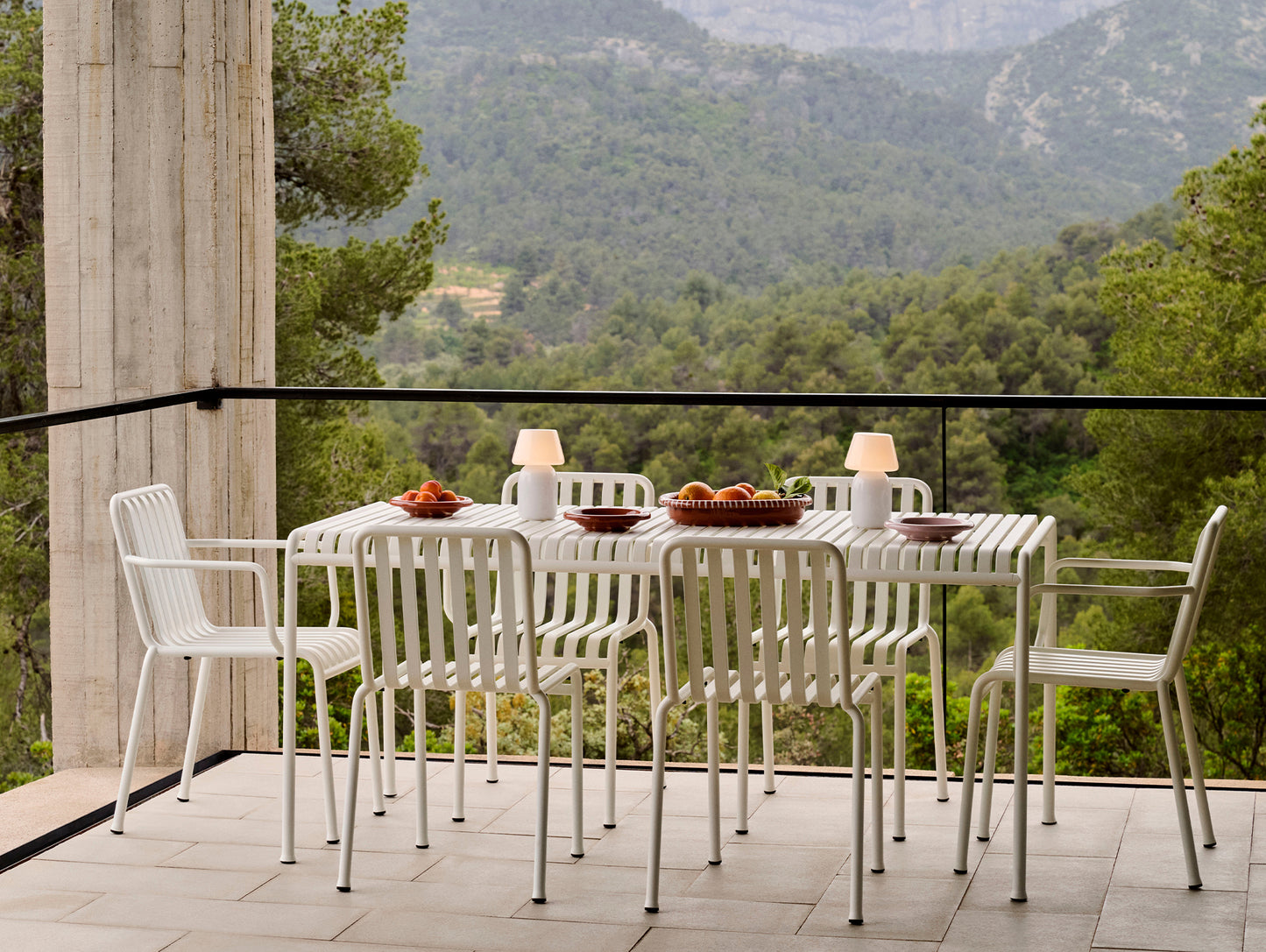 HAY Palissade Table, 160 cm, Cream White