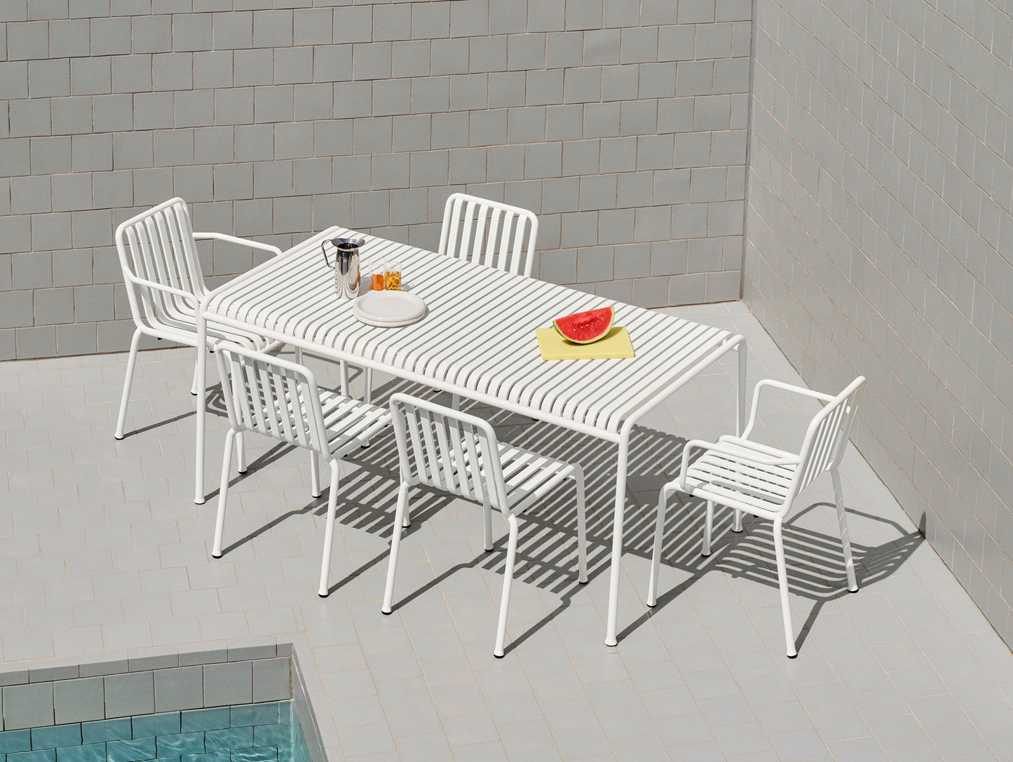 HAY Palissade Table, 160 cm, Cream White