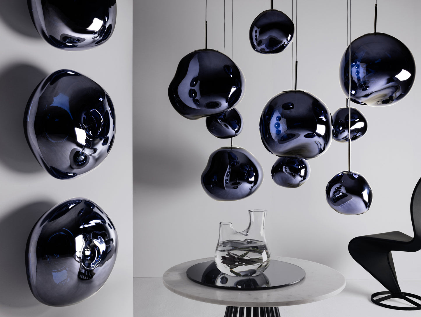 Melt Surface LED Wall Lamp by Tom Dixon