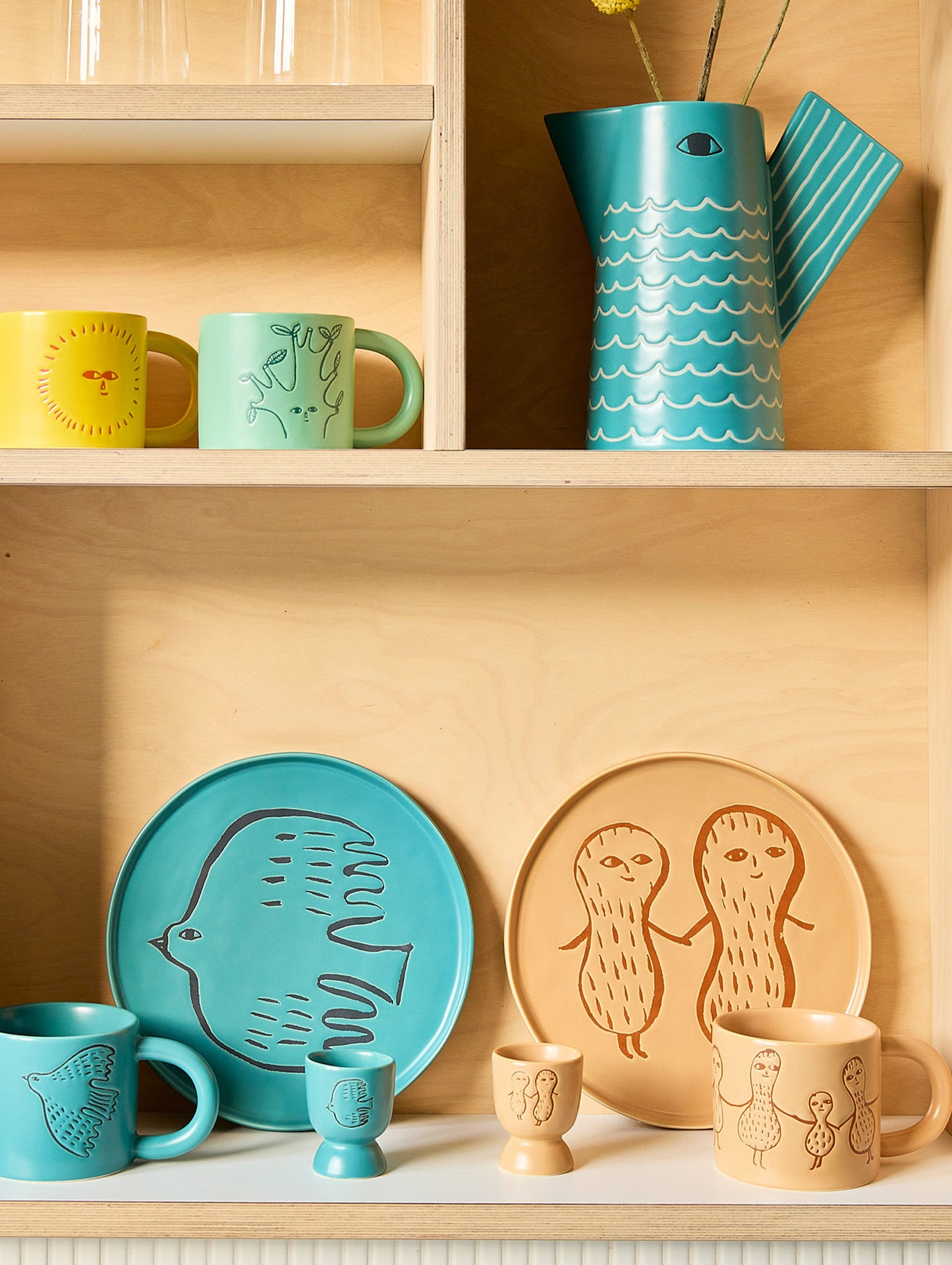 Peanut Egg Cup by Donna Wilson