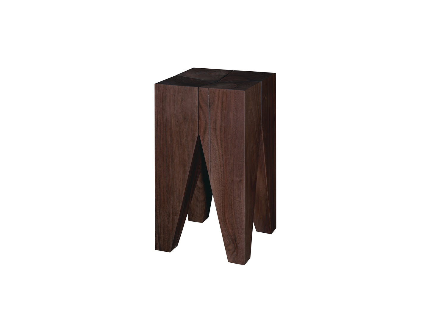 Backenzahn Stool by e15 - Chocolate Brown Stained Lacquered Oak
