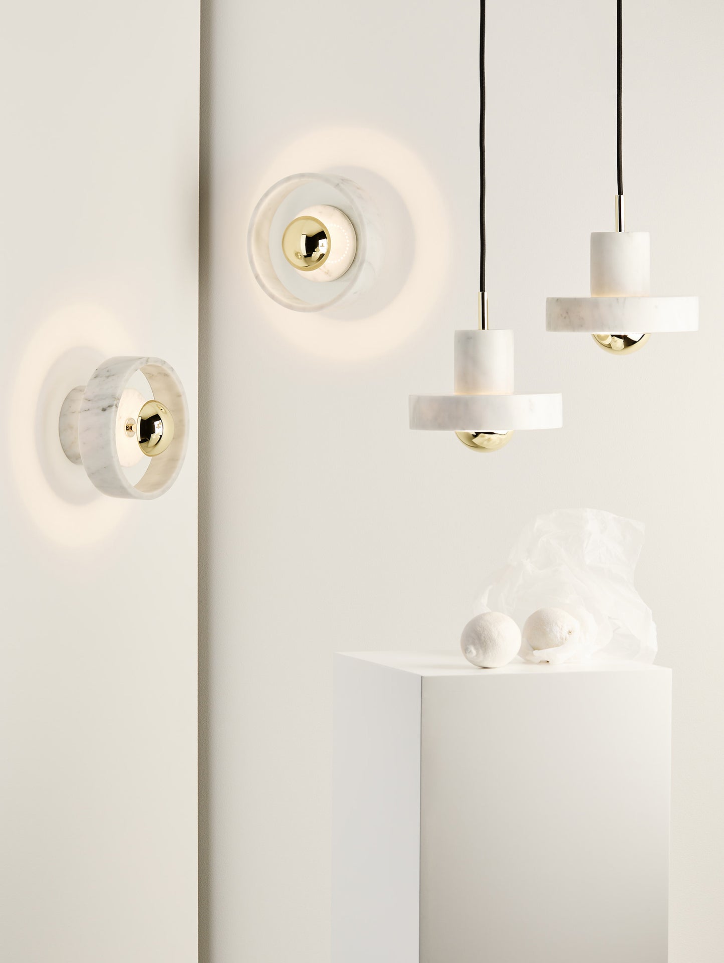 Stone LED Wall Light by Tom Dixon