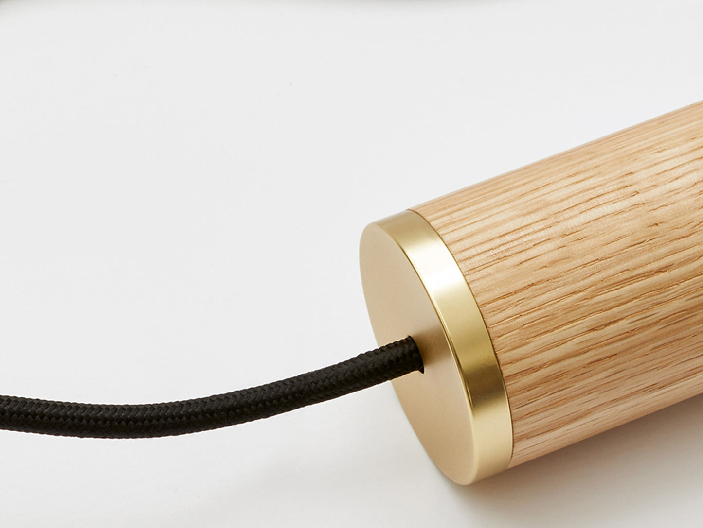 Nine Pendant with Voronoi II by Tala - Brass Grip with Oak Pendants