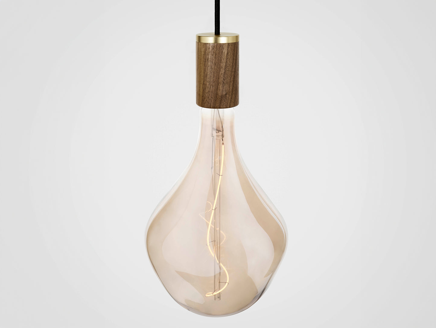 Nine Pendant with Voronoi II by Tala - Brass Grip with Walnut Pendants