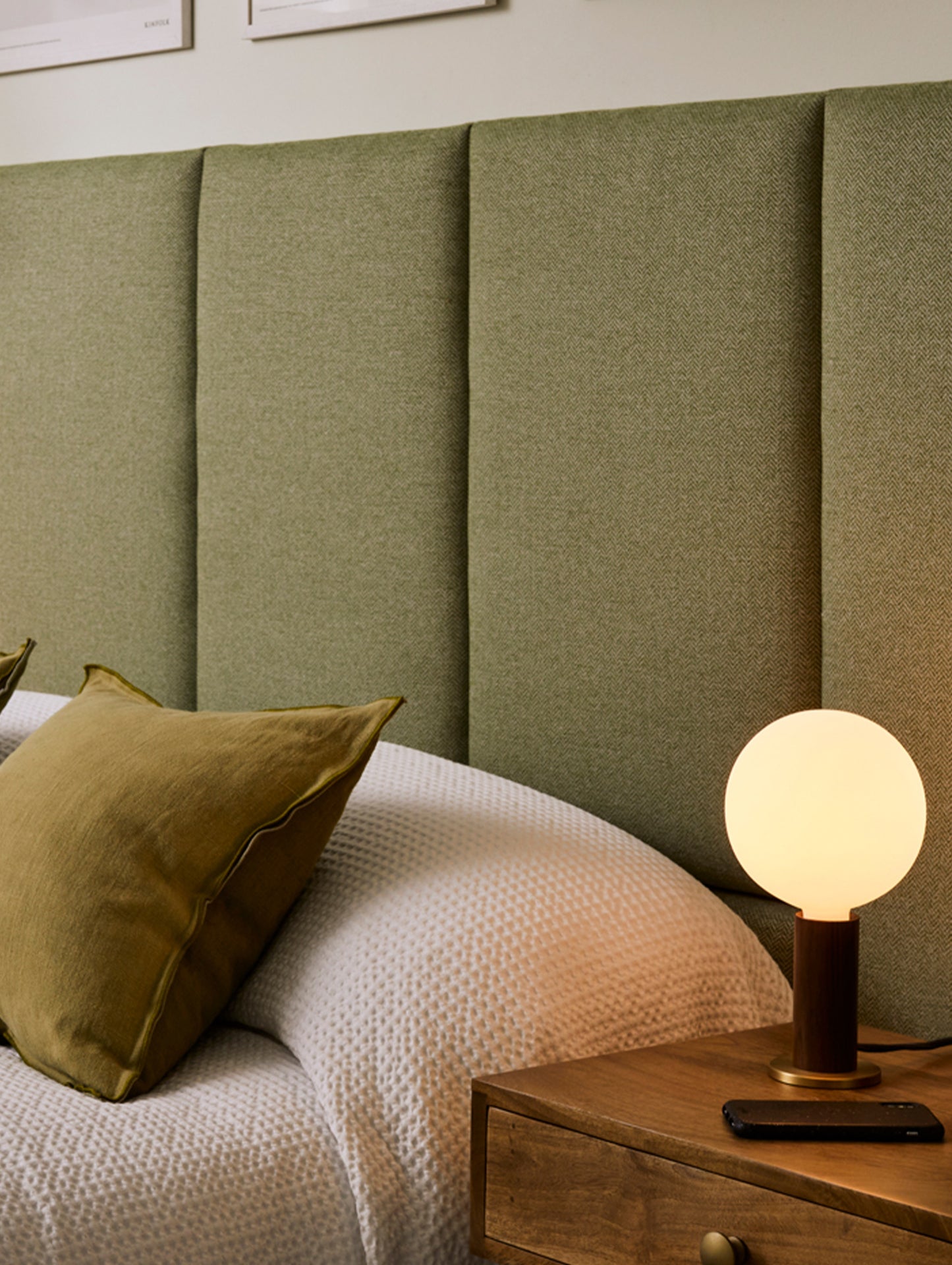 Walnut Knuckle Table Lamp by Tala