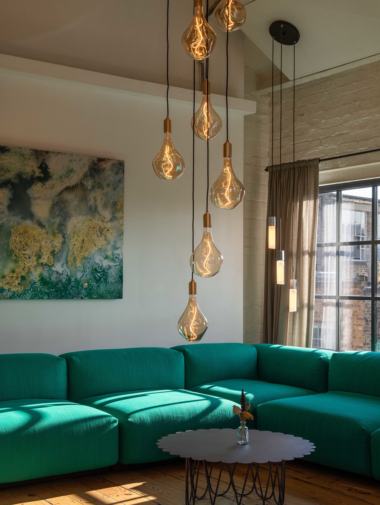 Nine Pendant with Voronoi II by Tala