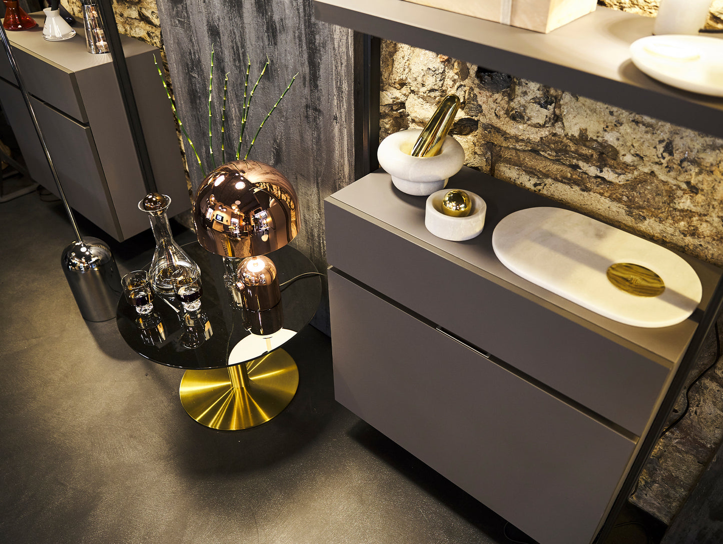 Bell Table Lamp by Tom Dixon - Copper