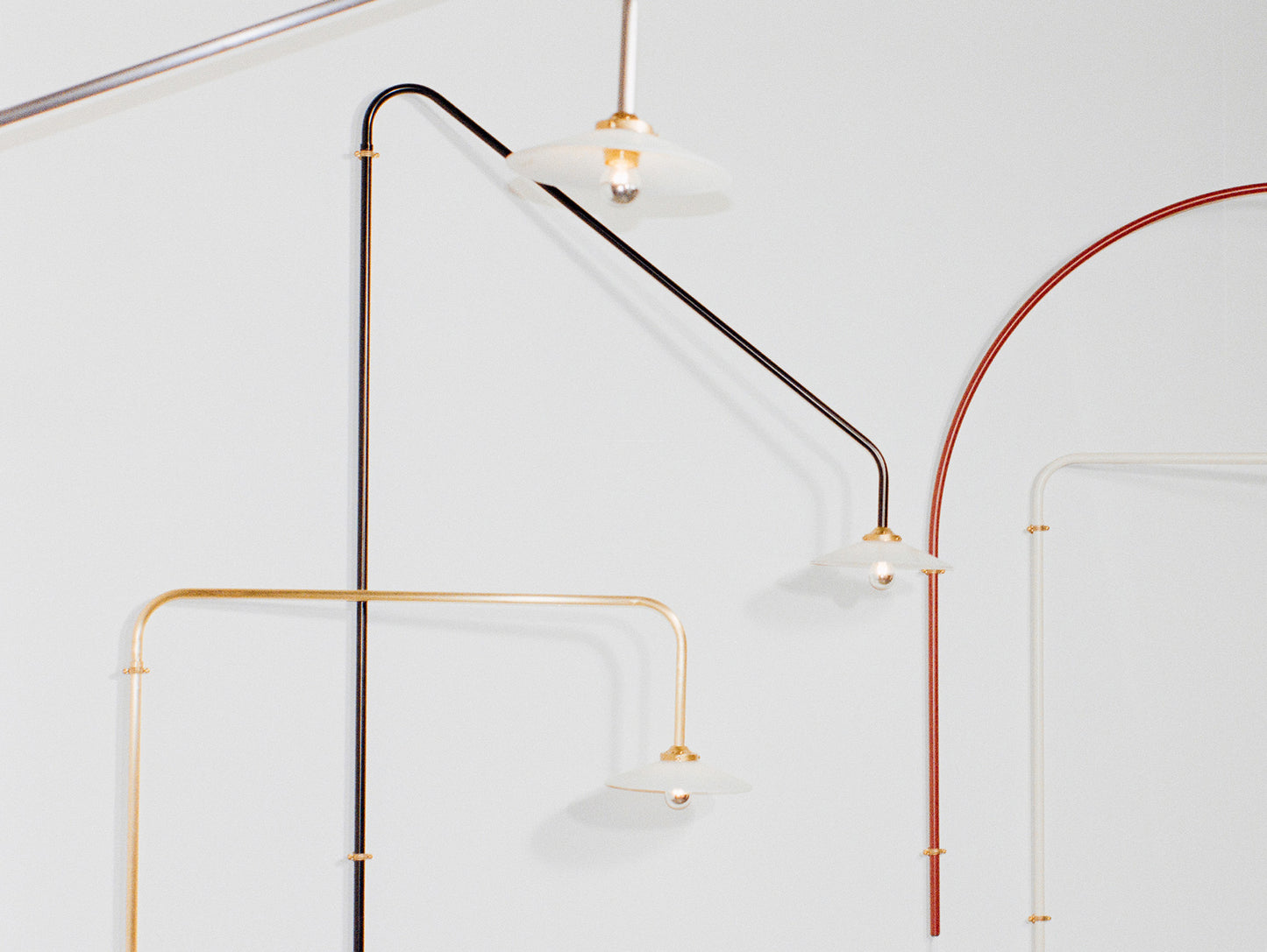 Hanging Lamp No.5 by Valerie Objects - Unlacquered Brass