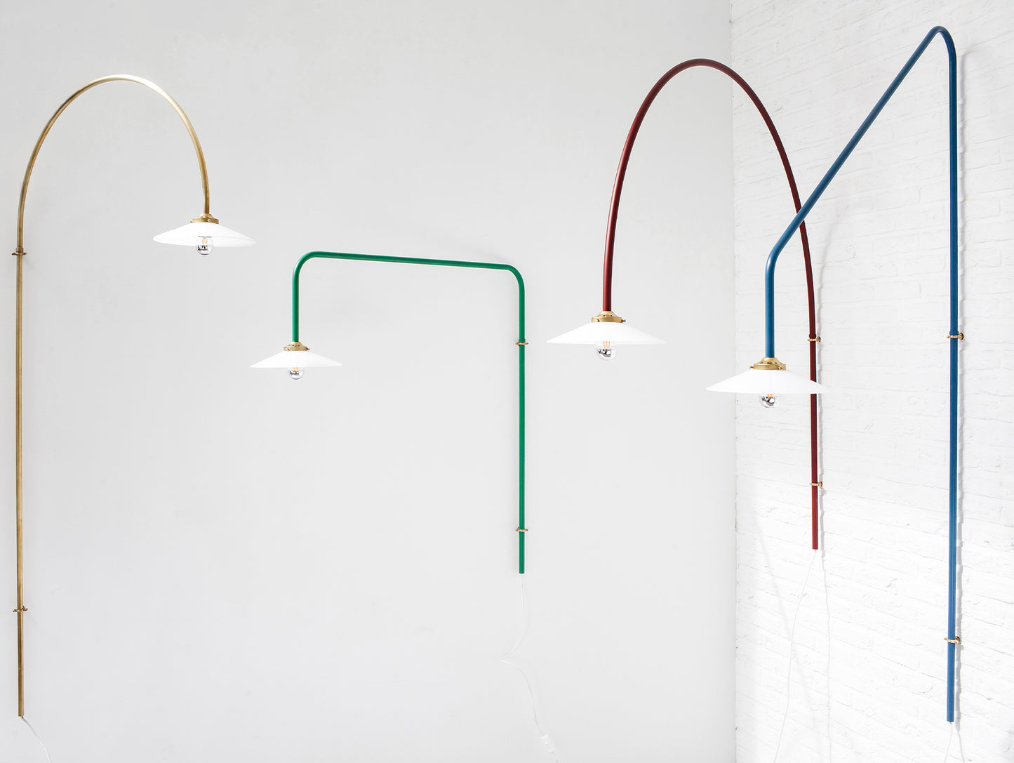 Hanging Lamp No.5 by Valerie Objects - Green Steel