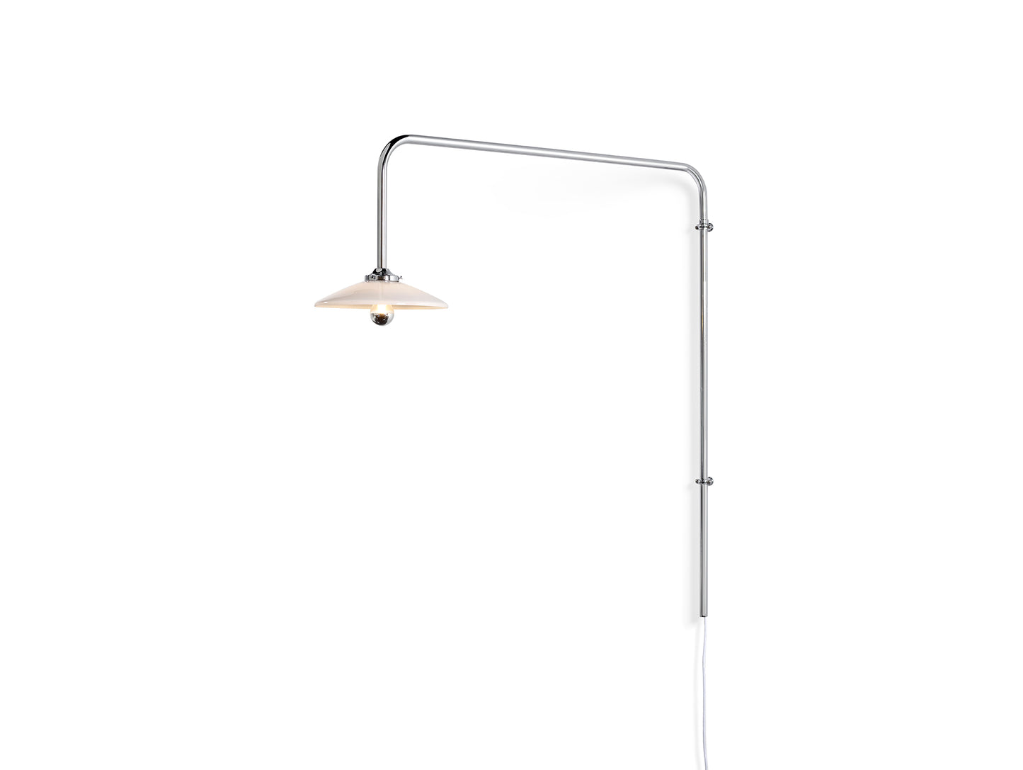 Hanging Lamp No.5 by Valerie Objects - Chromed Steel