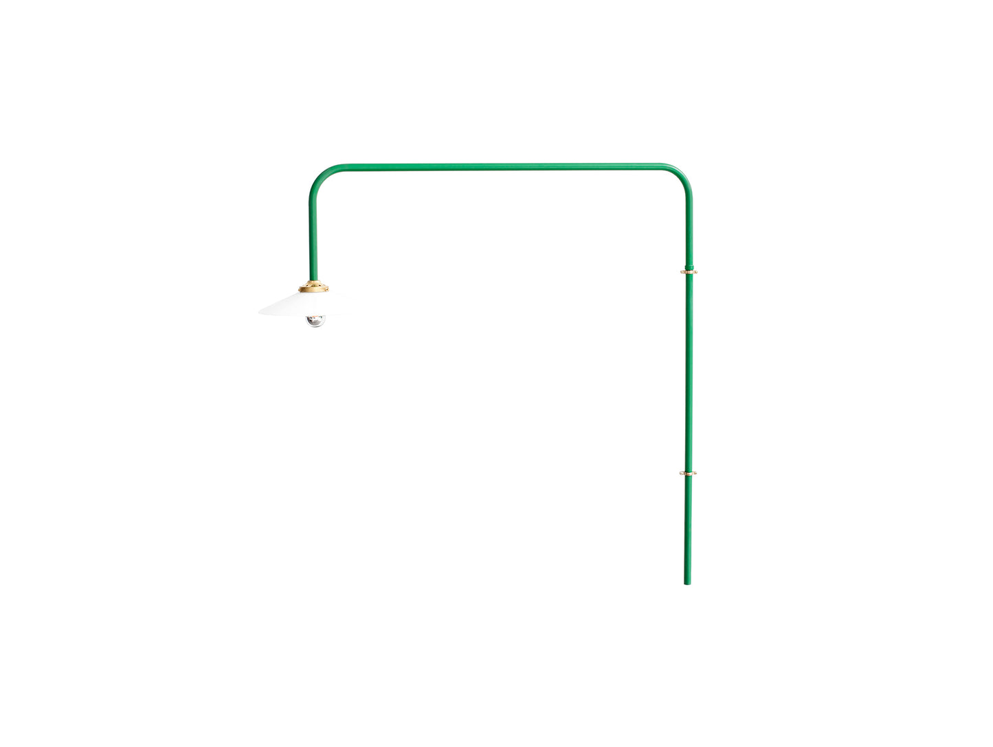 Hanging Lamp No.5 by Valerie Objects - Green Steel