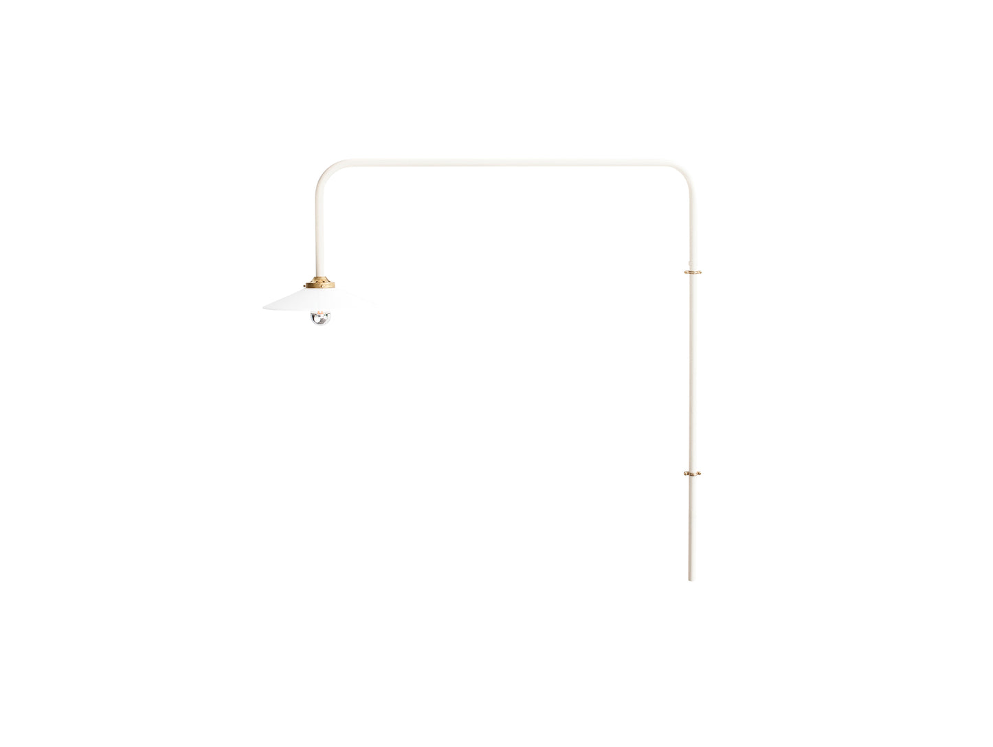 Hanging Lamp No.5 by Valerie Objects - Ivory Steel