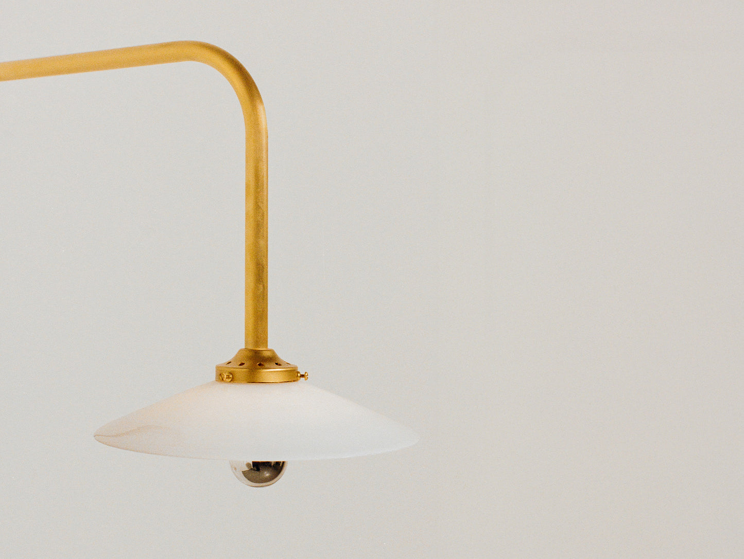 Hanging Lamp No.5 by Valerie Objects - Unlacquered Brass