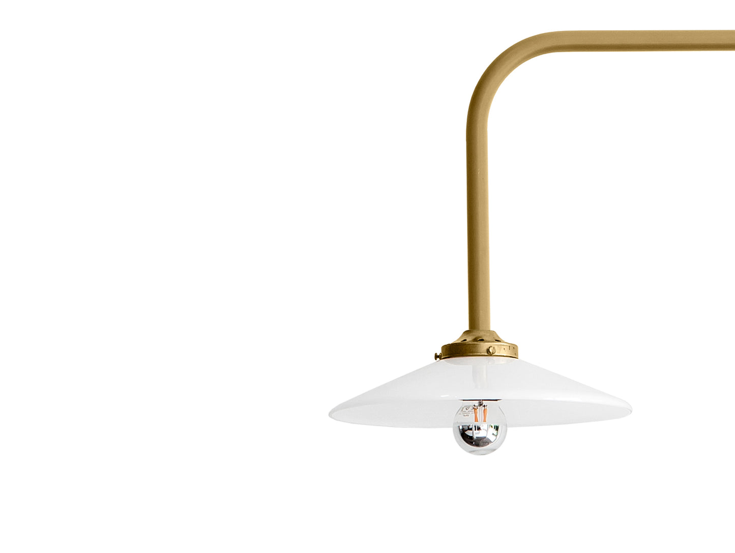 Hanging Lamp No.5 by Valerie Objects - Unlacquered Brass