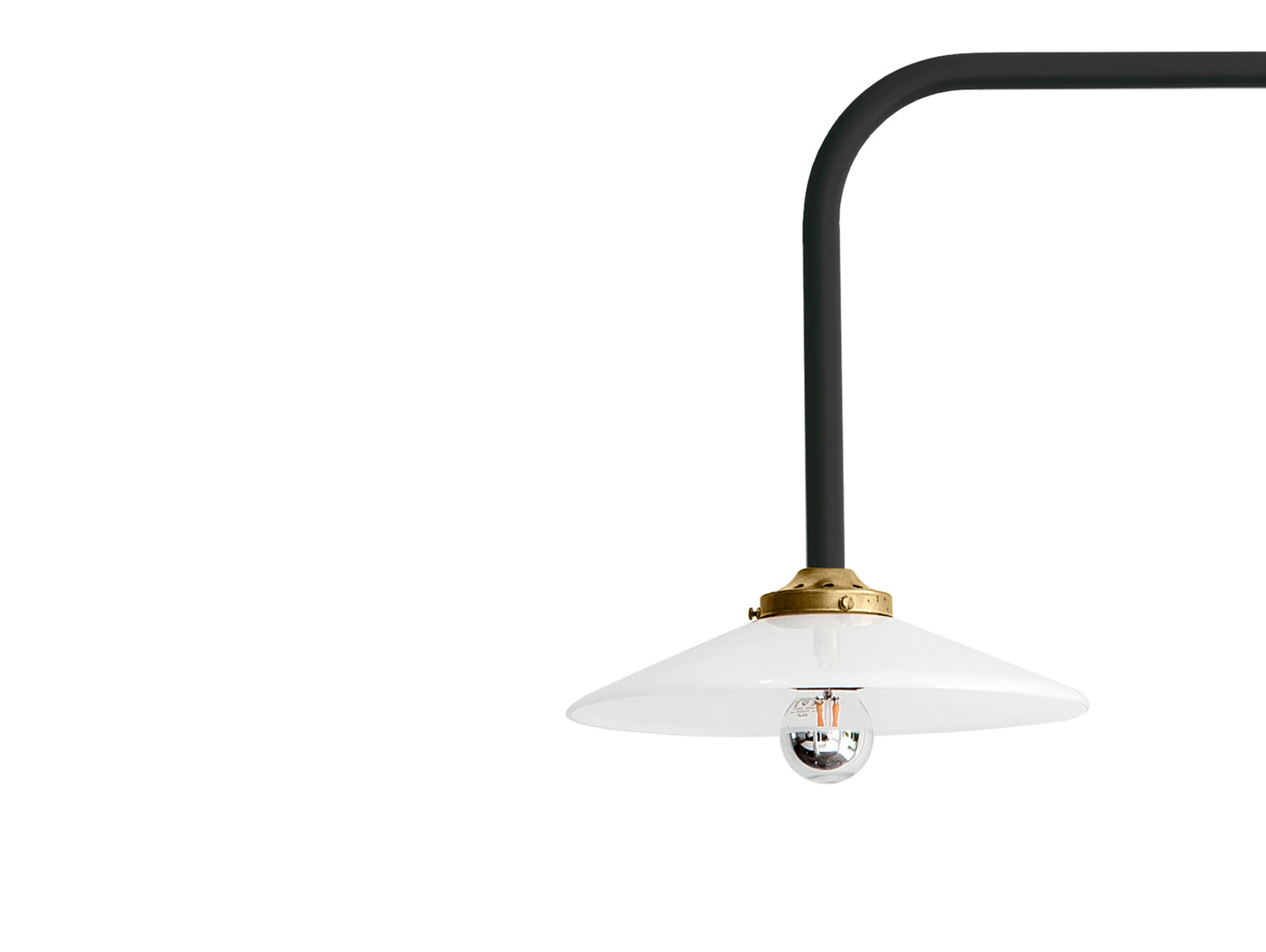 Hanging Lamp No.5 by Valerie Objects - Black Steel