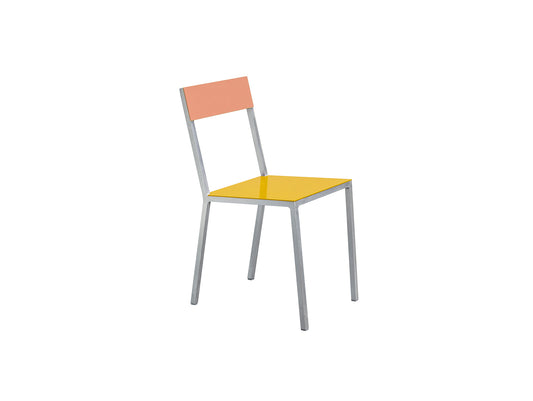 Alu Chair by Valerie Objects - Yellow Seat / Pink Back