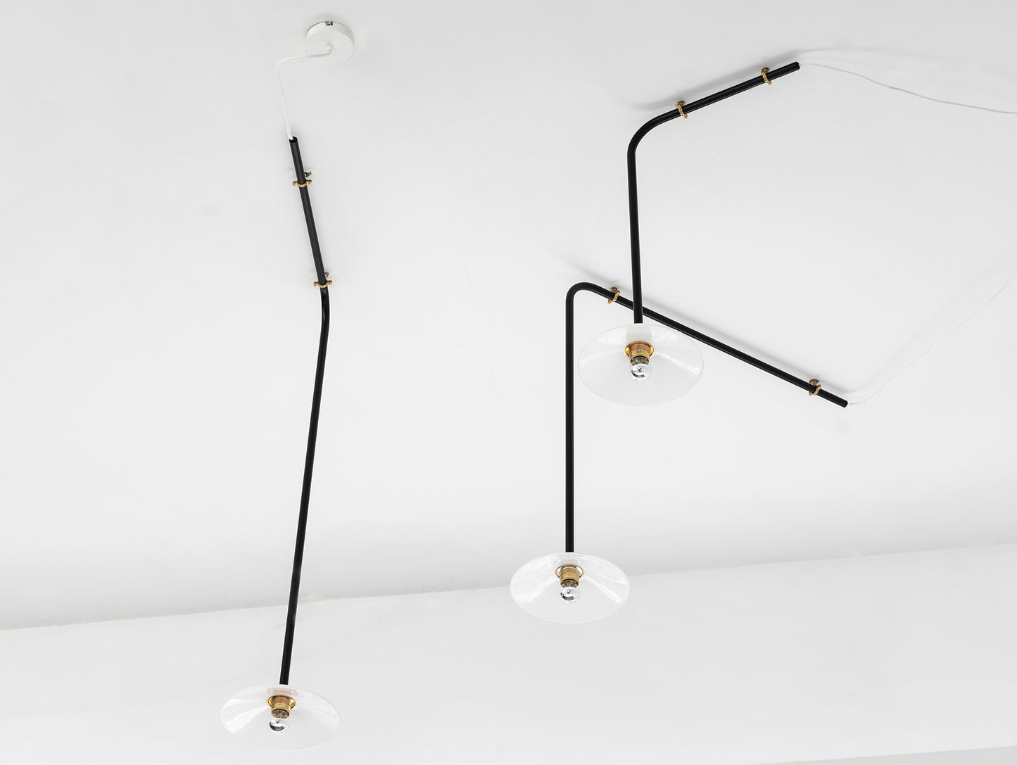 Ceiling Lamp No.1 by Valerie Objects - Black Steel