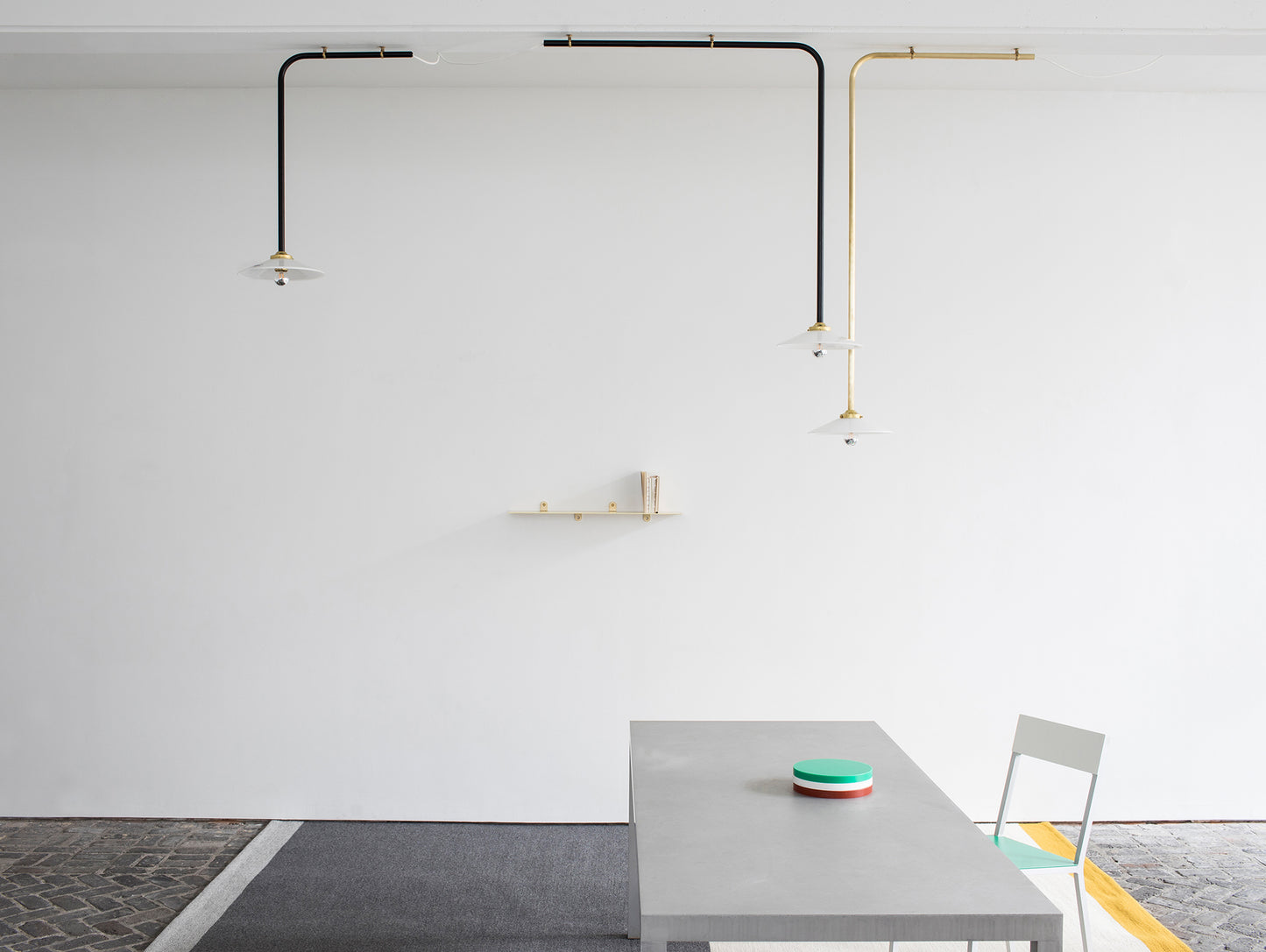 Ceiling Lamp No.2 by Valerie Objects - Unlacquered Brass