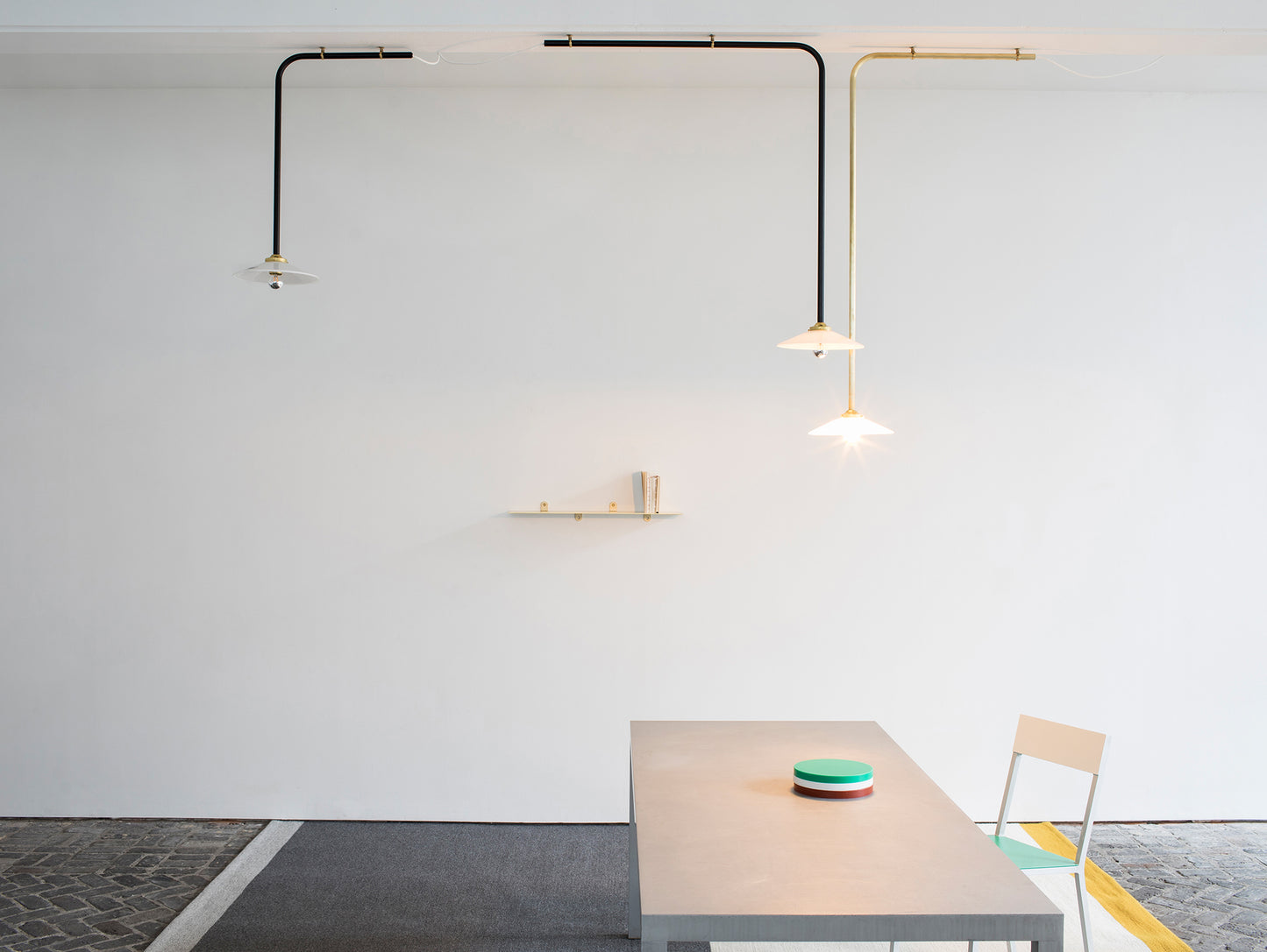 Ceiling Lamp No.1 by Valerie Objects - Black Steel
