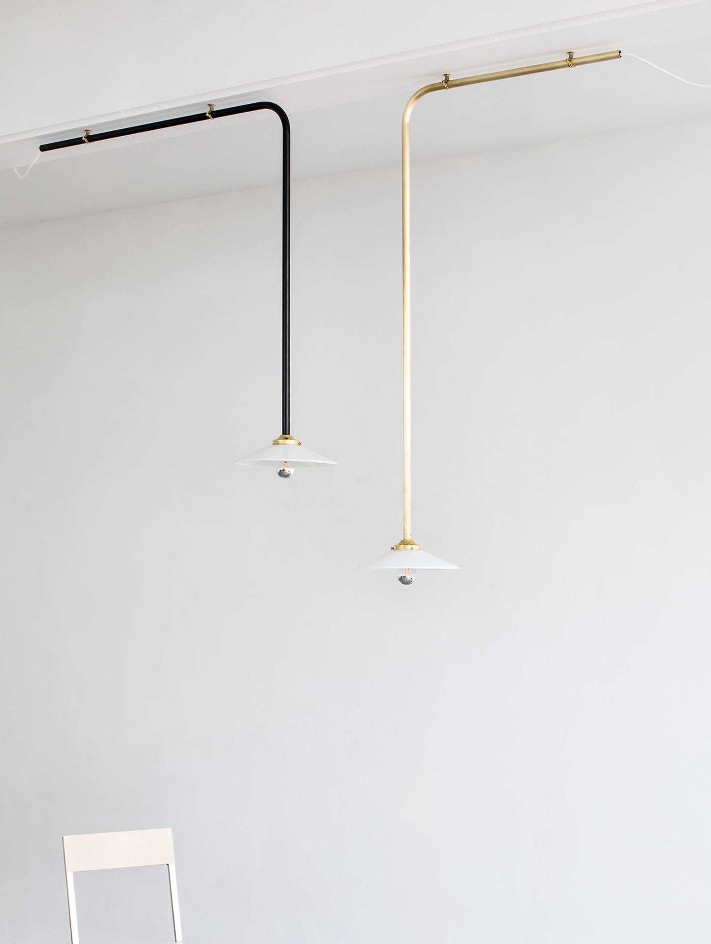 Ceiling Lamp No.2 by Valerie Objects - Unlacquered Brass