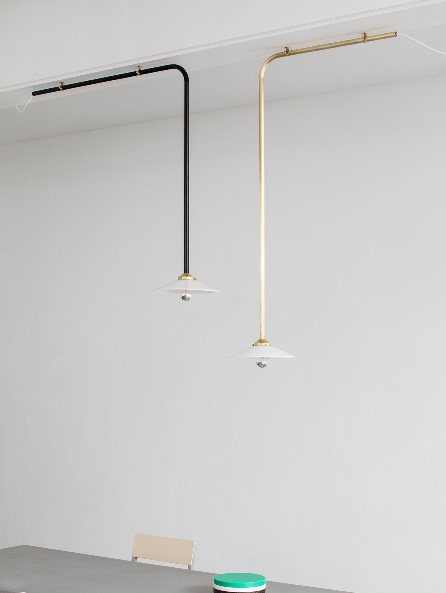 Ceiling Lamp No.2 by Valerie Objects - Unlacquered Brass