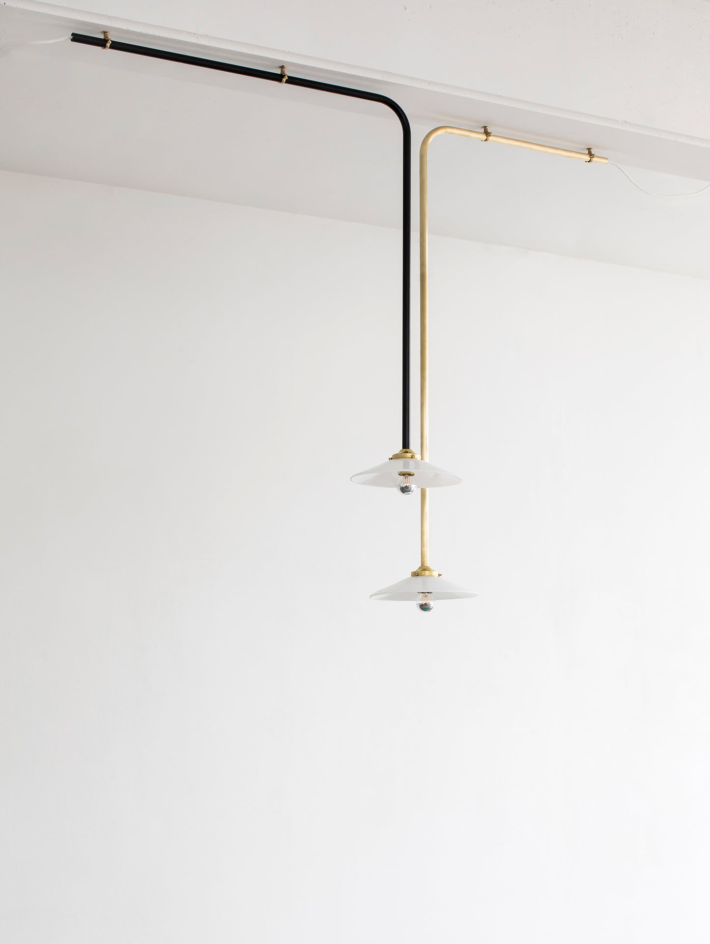 Ceiling Lamp No.2 by Valerie Objects - Unlacquered Brass