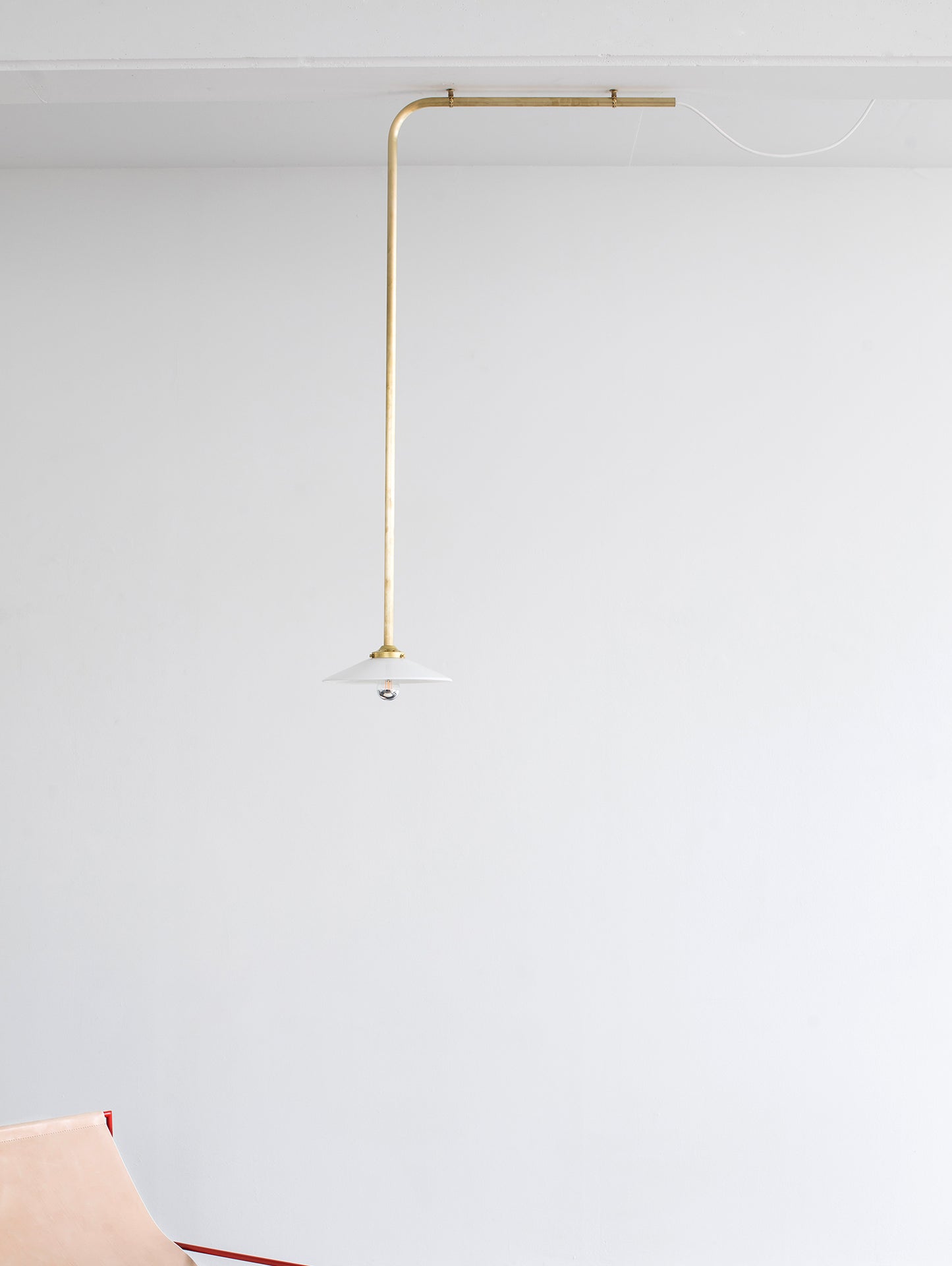 Ceiling Lamp No.2 by Valerie Objects - Unlacquered Brass