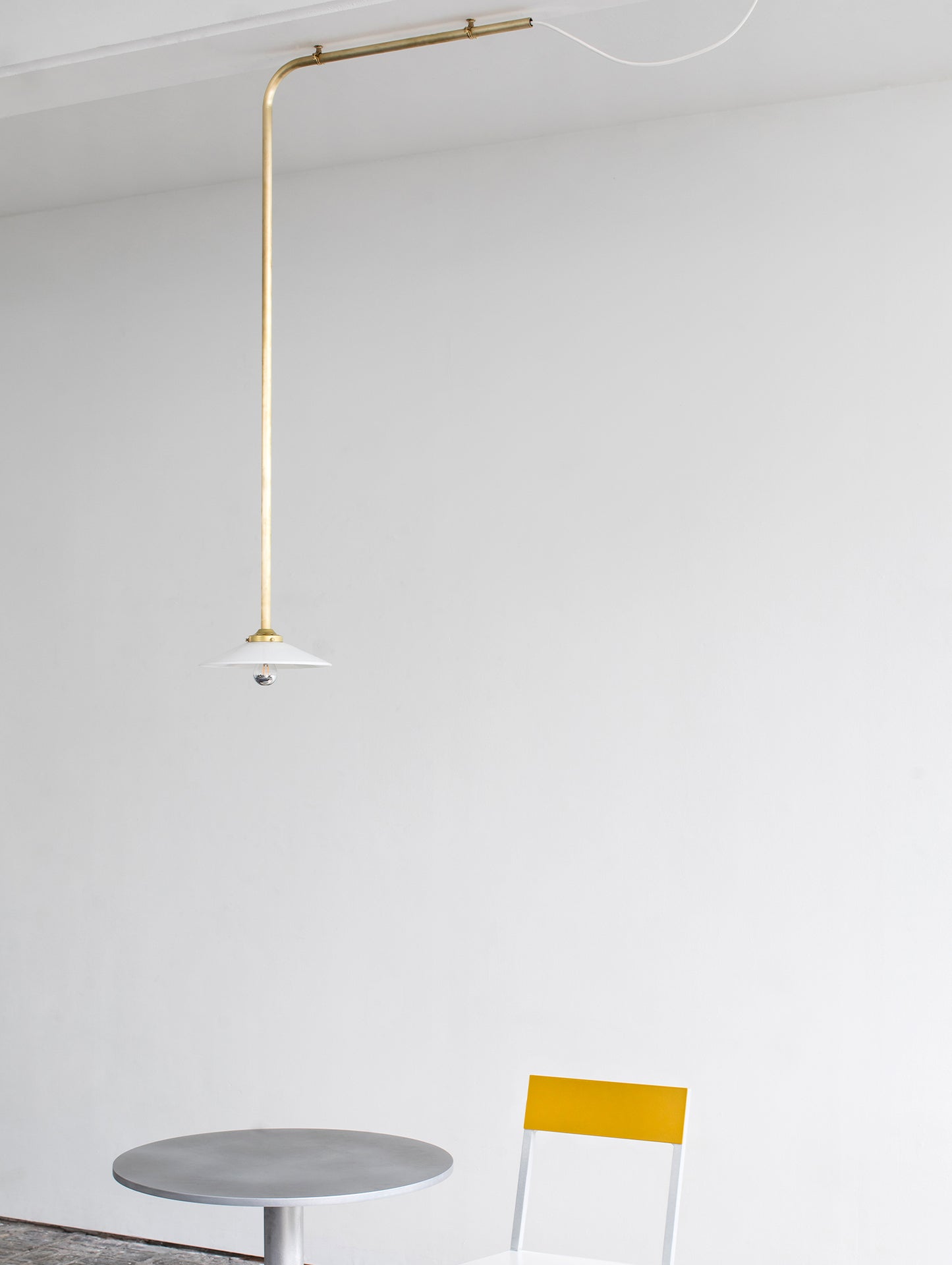 Ceiling Lamp No.2 by Valerie Objects - Unlacquered Brass