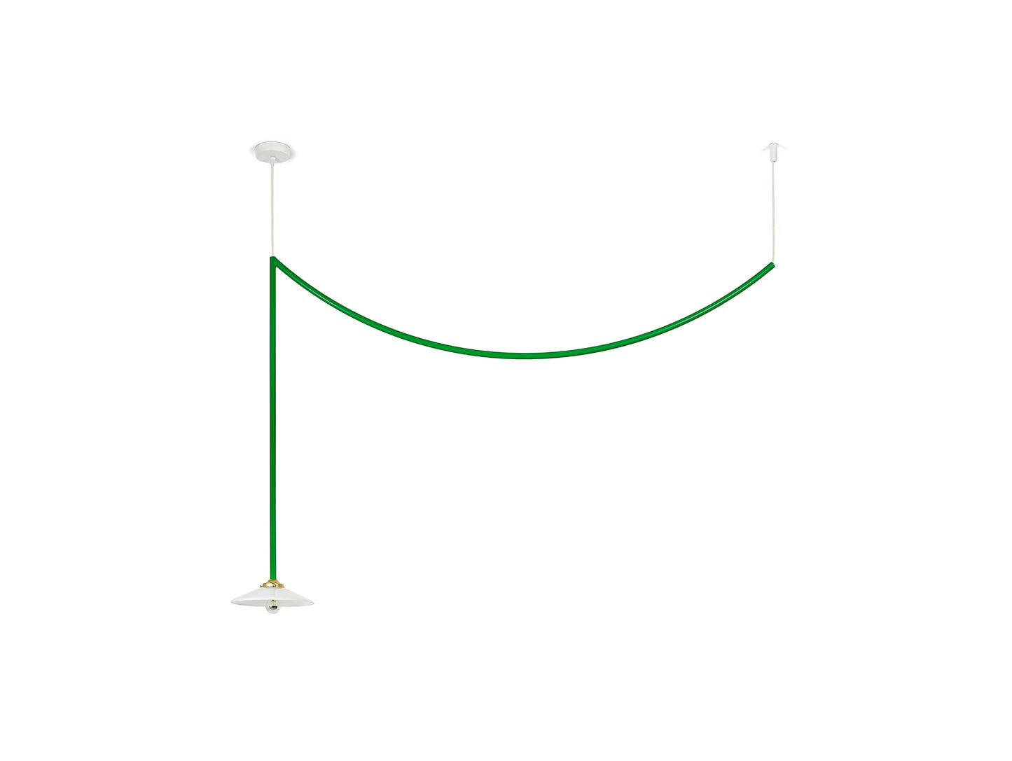 Ceiling Lamp No.4 by Valerie Objects - Green Steel