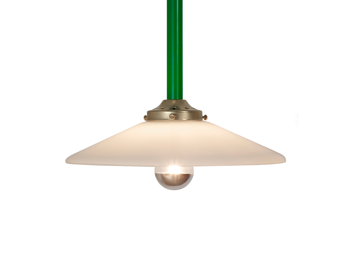 Ceiling Lamp No.4 by Valerie Objects - Green Steel