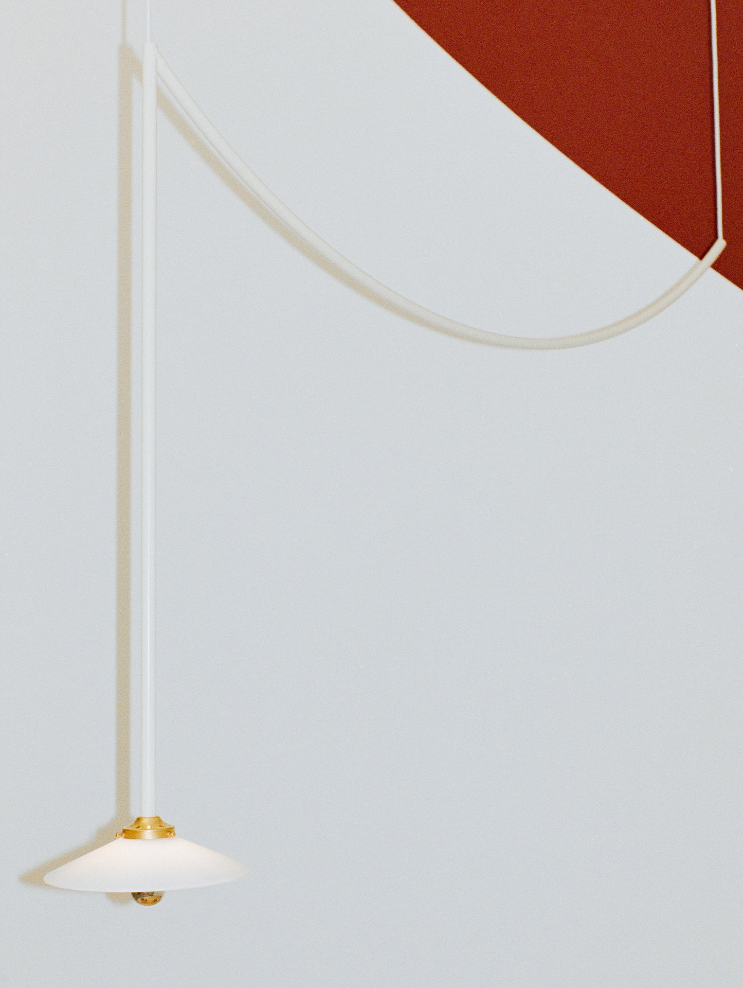 Ceiling Lamp No.4 by Valerie Objects - Ivory Steel