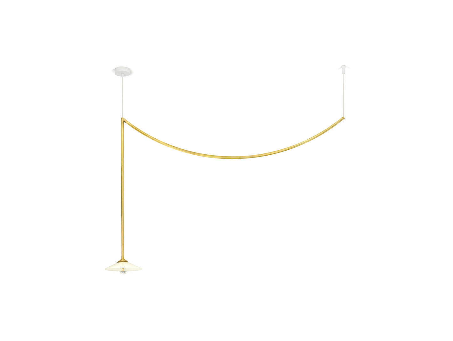Ceiling Lamp No.4 by Valerie Objects - Unlacquered Brass
