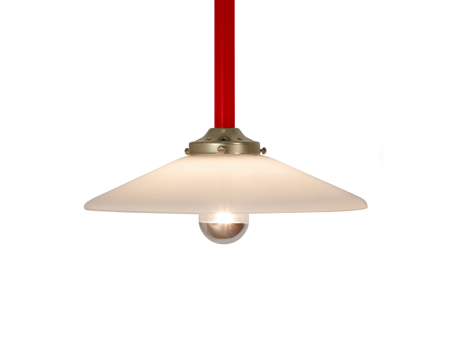 Ceiling Lamp No.4 by Valerie Objects - Red Steel