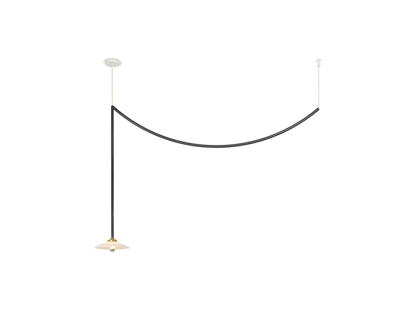 Ceiling Lamp No.4 by Valerie Objects - Black Steel