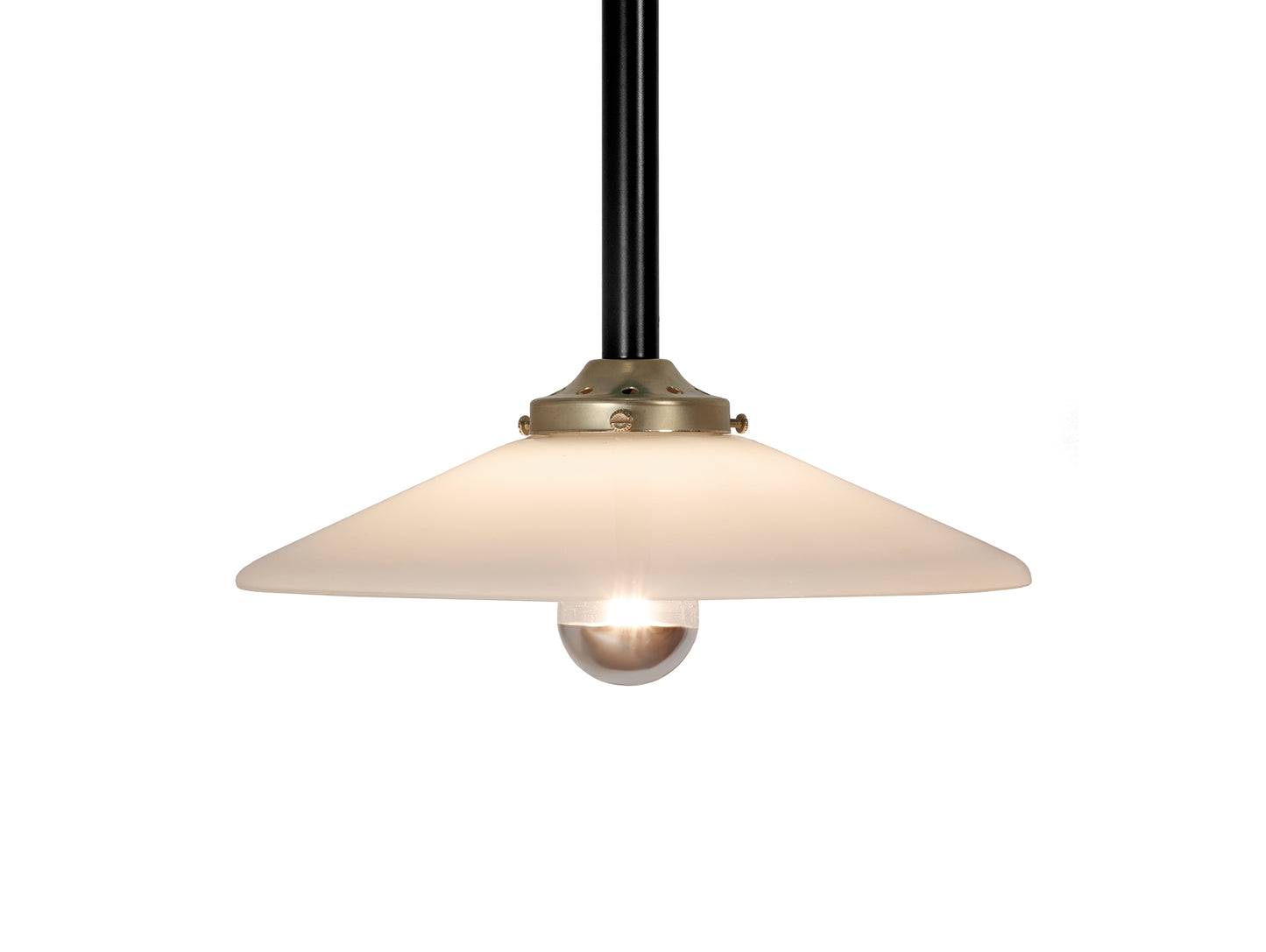 Ceiling Lamp No.4 by Valerie Objects - Black Steel