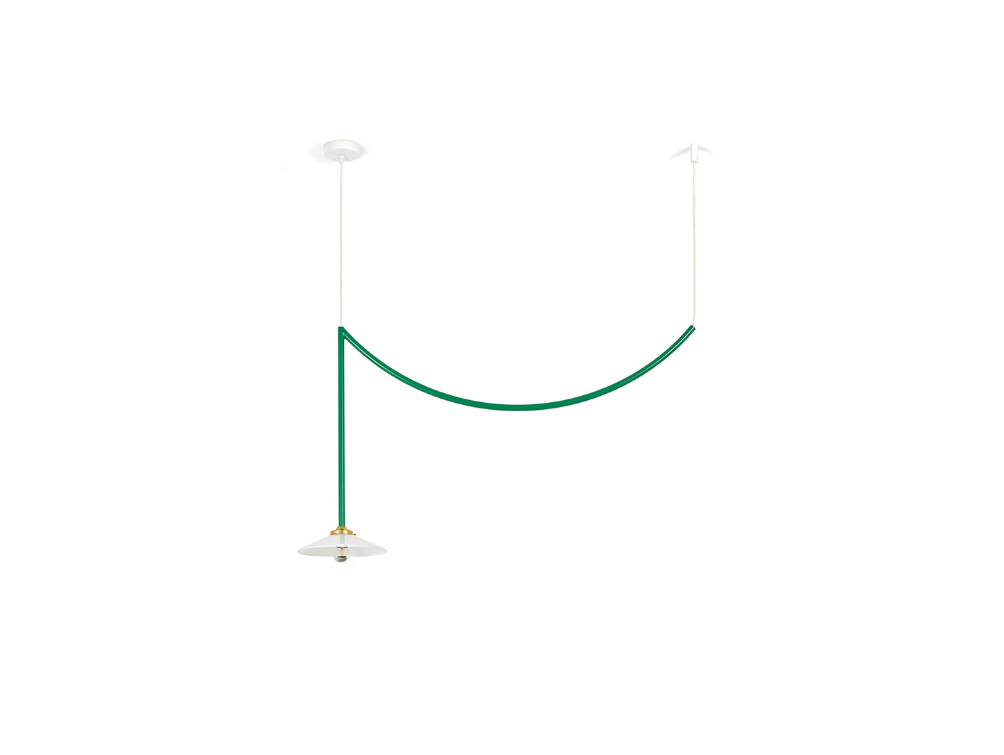 Ceiling Lamp No.5 by Valerie Objects - Green Steel