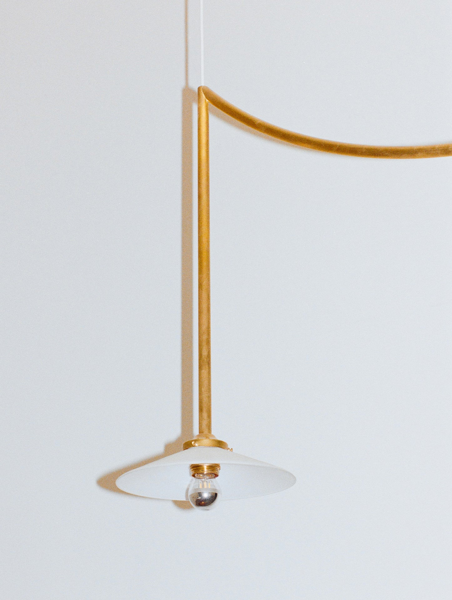 Ceiling Lamp No.5 by Valerie Objects - Unlacquered Brass