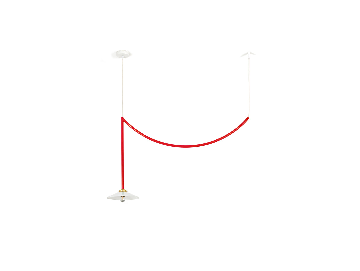 Ceiling Lamp No.5 by Valerie Objects - Red Steel