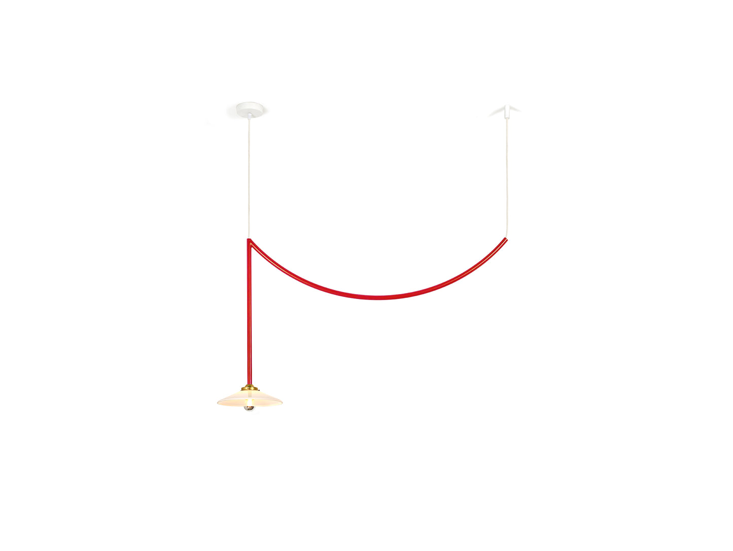 Ceiling Lamp No.5 by Valerie Objects - Red Steel