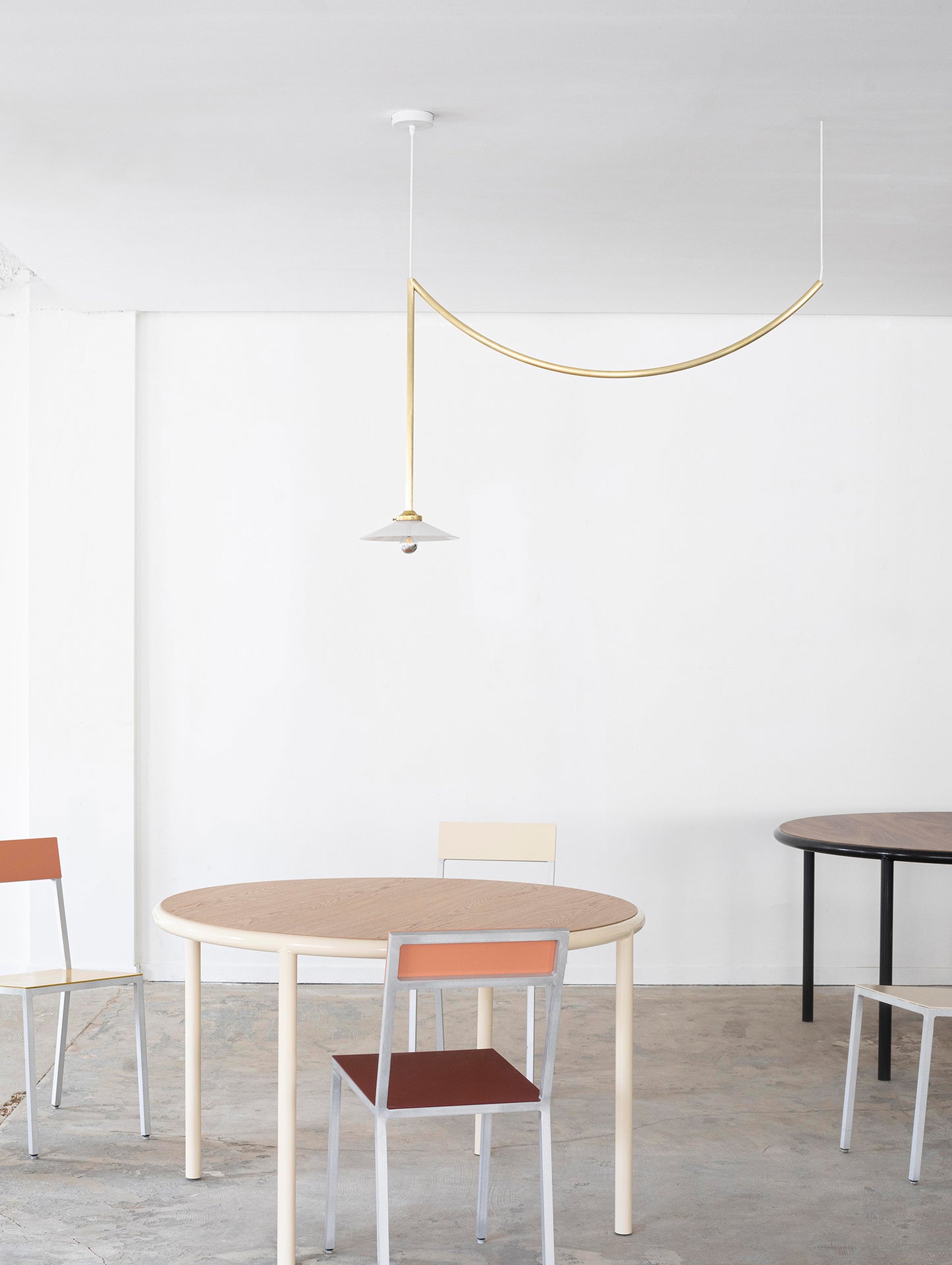 Ceiling Lamp No.5 by Valerie Objects - Unlacquered Brass