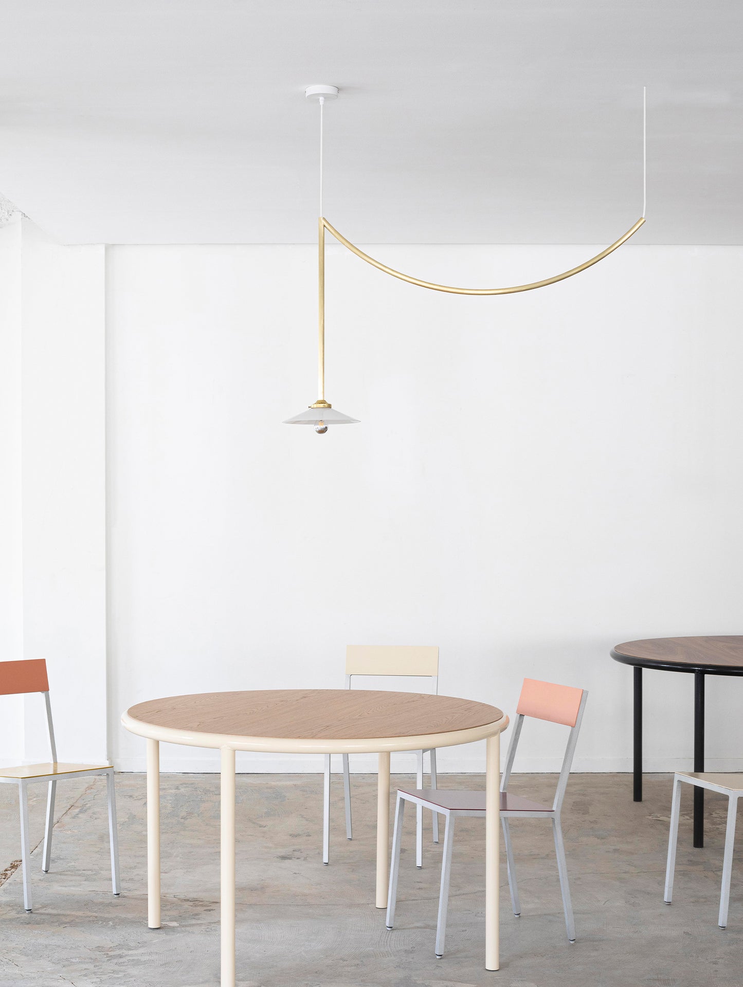 Ceiling Lamp No.5 by Valerie Objects - Unlacquered Brass