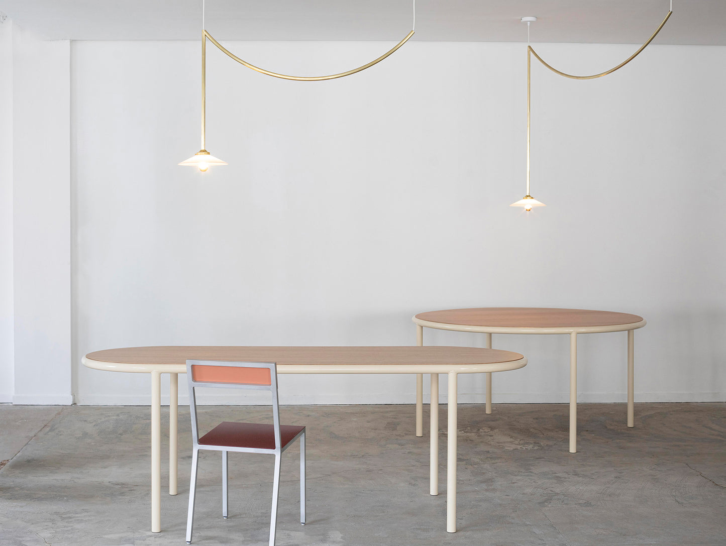 Ceiling Lamp No.5 by Valerie Objects - Unlacquered Brass