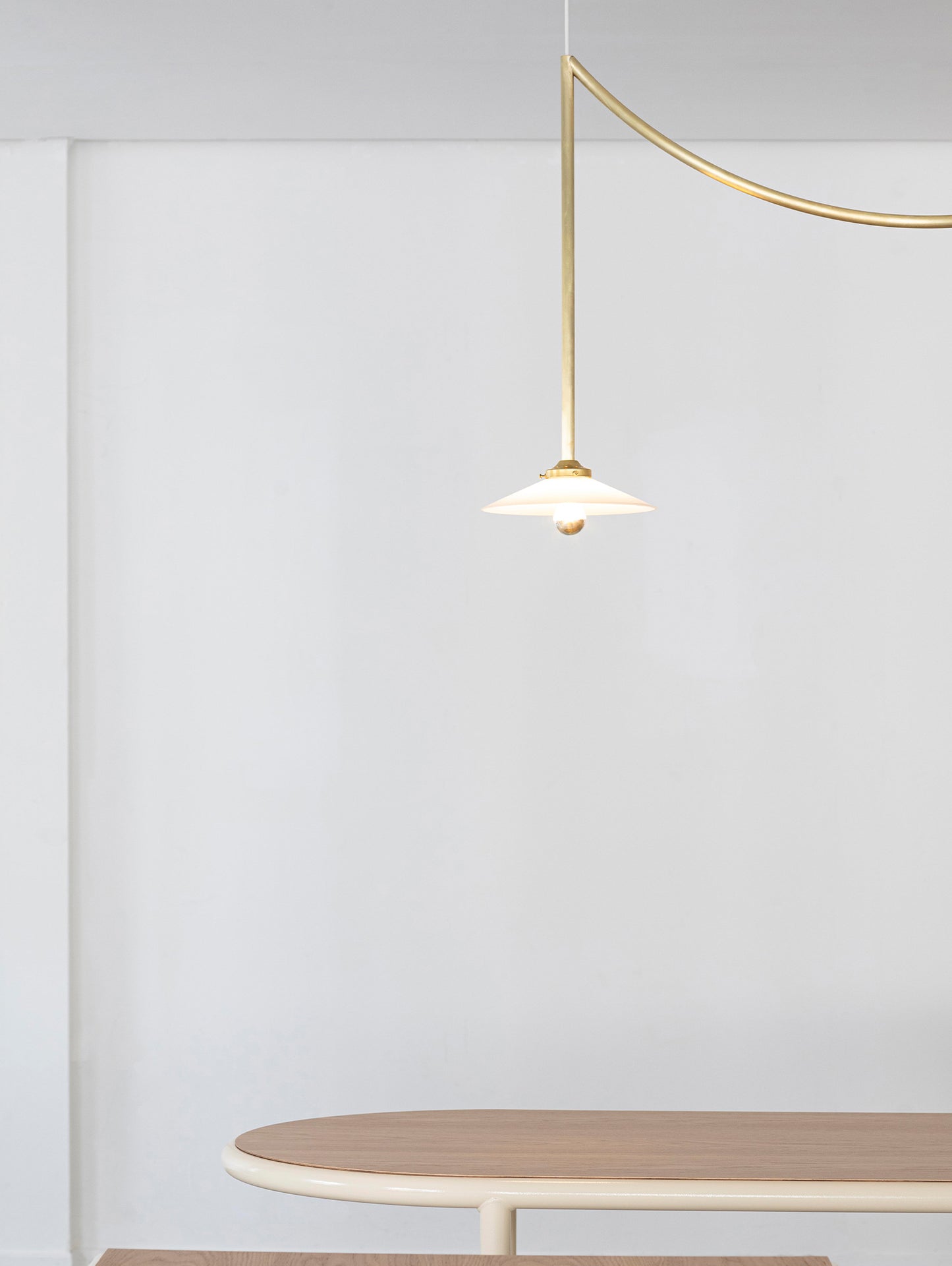 Ceiling Lamp No.5 by Valerie Objects - Unlacquered Brass