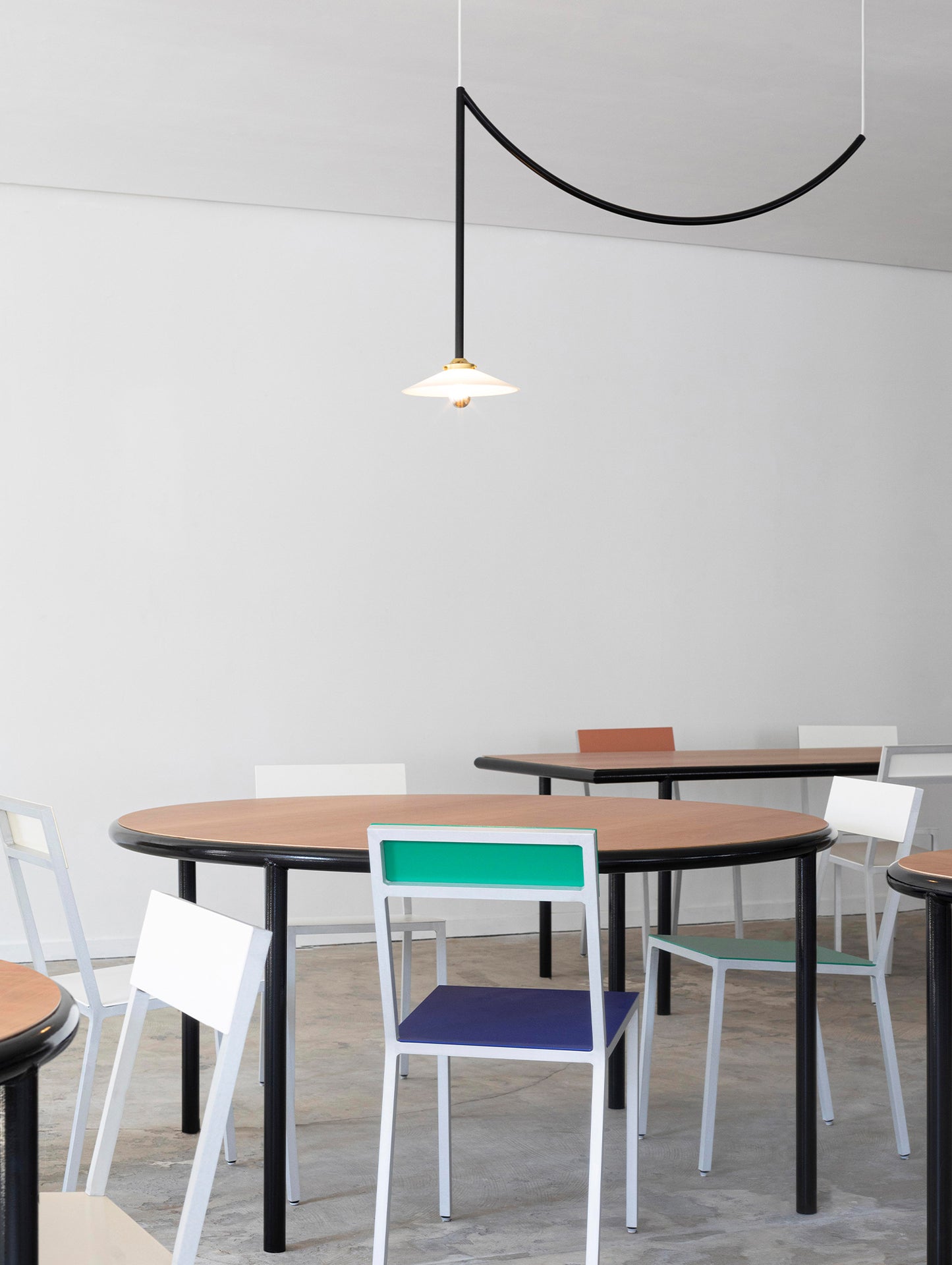 Ceiling Lamp No.5 by Valerie Objects Black Steel