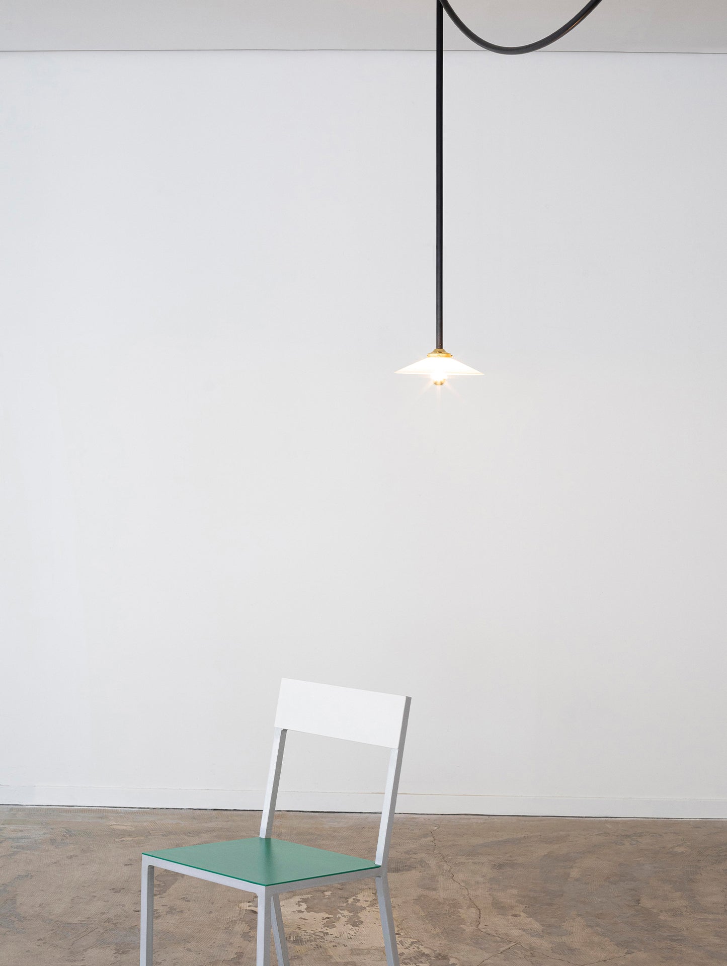 Ceiling Lamp No.4 by Valerie Objects - Black Steel
