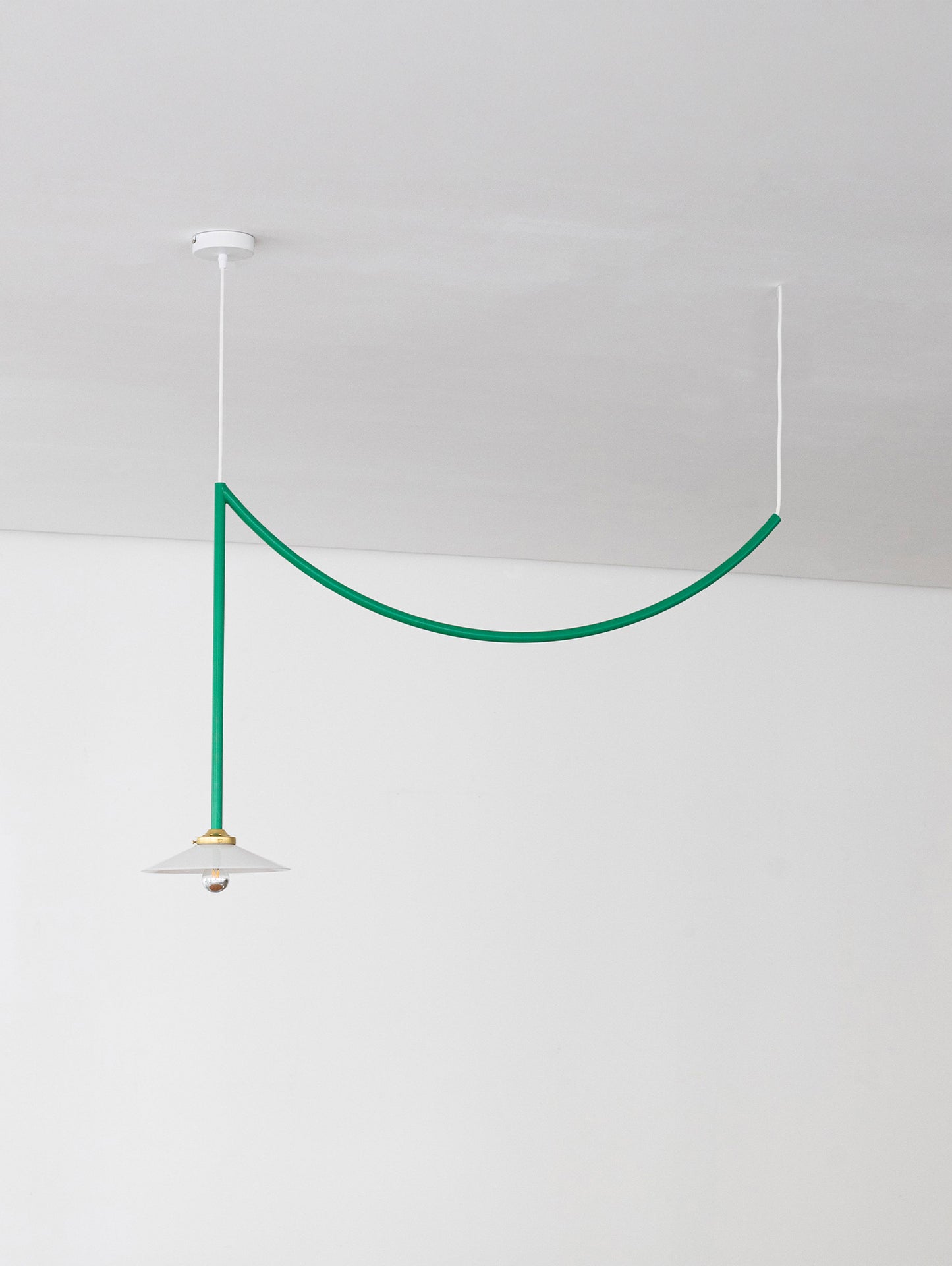Ceiling Lamp No.5 by Valerie Objects - Green Steel