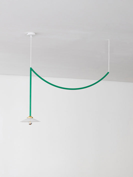Ceiling Lamp No.5 by Valerie Objects - Green Steel