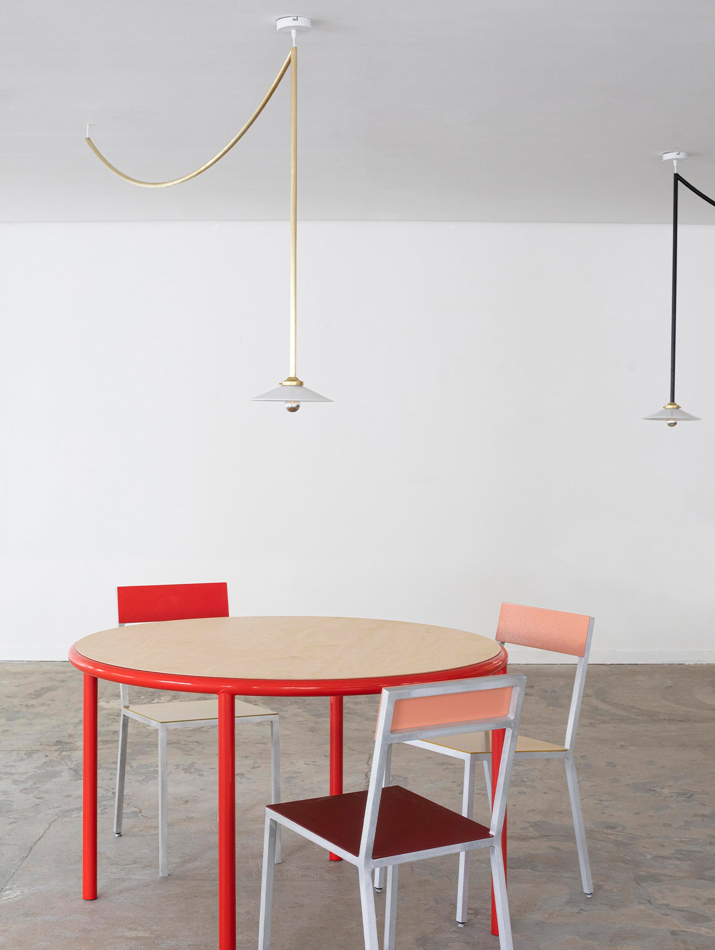 Ceiling Lamp No.4 by Valerie Objects - Unlacquered Brass