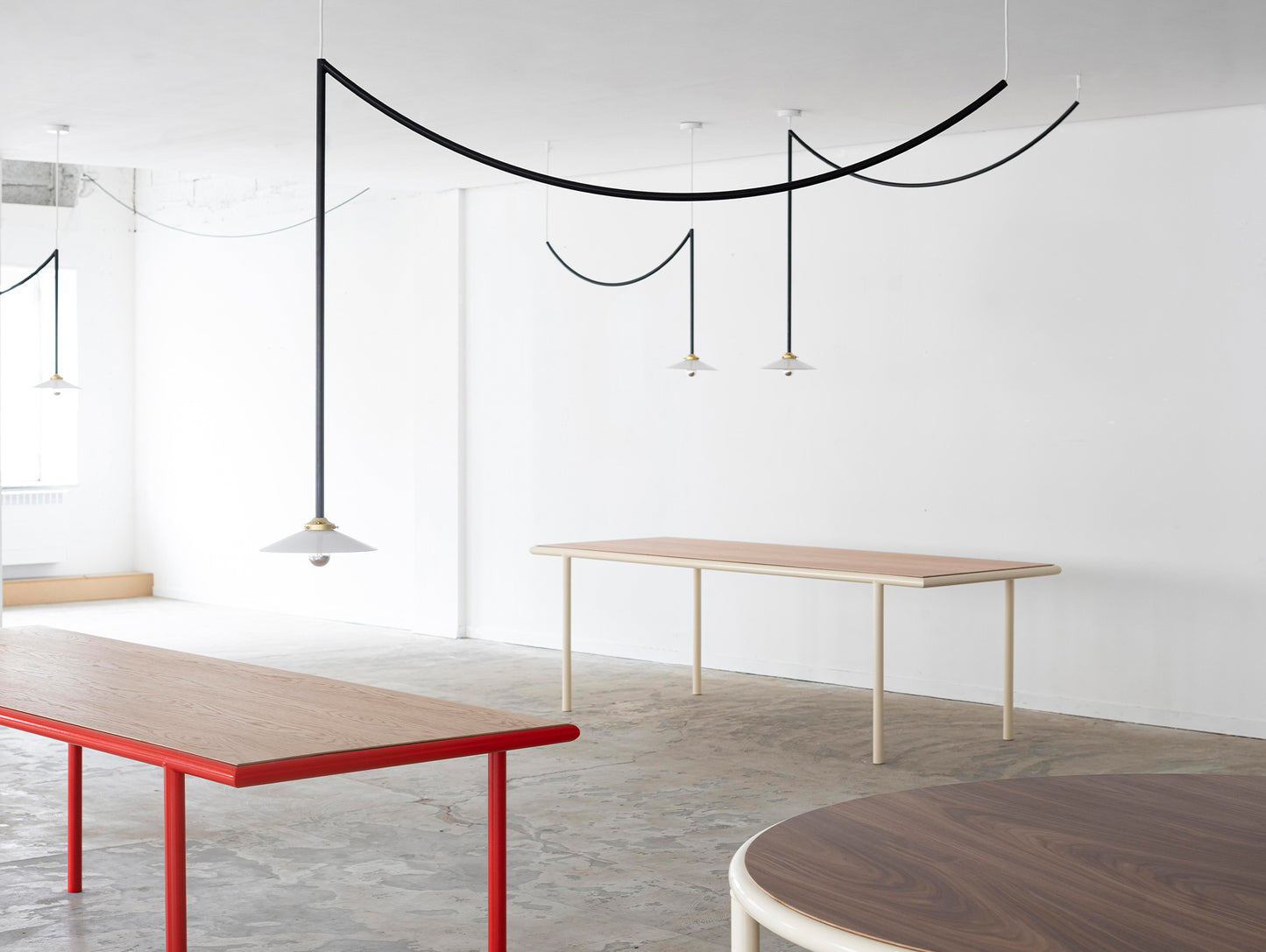 Ceiling Lamp No.4 by Valerie Objects - Black Steel