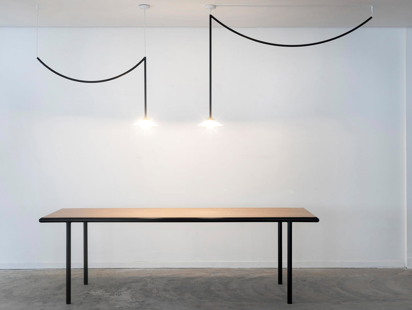 Ceiling Lamp No.4 by Valerie Objects - Black Steel